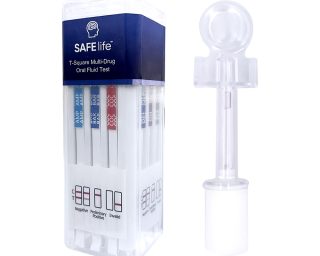 10-Panel SafeLife T-Square Saliva Drug Test by Wondfo USA